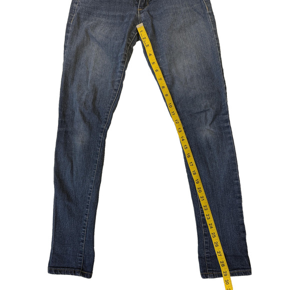 21 Denim Jeans Womens 27 Blue Mid Rise Skinny Stretch Casual Classic Style Pants - Picture 4 of 5